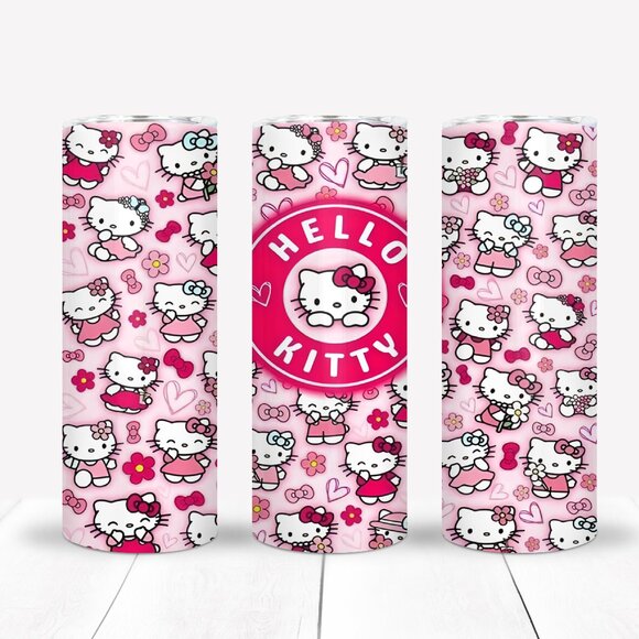 Tumblers, Cartoon Kids Drinkware, Kitty Bottles, Birthdays, Christmas Mug - Picture 1 of 2